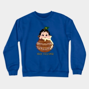 Iskcon - Krishna - hare krishna - Hindu gods - krsna Crewneck Sweatshirt